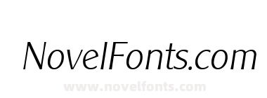 Clearly Gothic Light Italic
