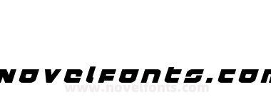 Cobalt Corsair Title Italic