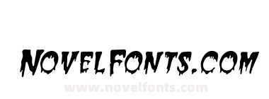 Creepy-Condensed Italic