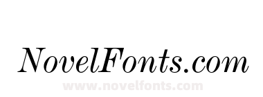 DeVinneBT-ItalicText