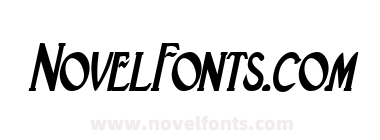 Deco-Condensed Bold Italic