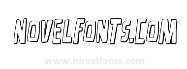 Disturbia 3D Semi-Italic