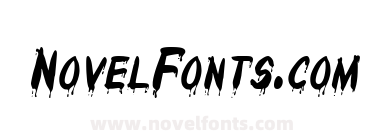 Drips  Italic