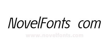 EconoSansRed-56Italic