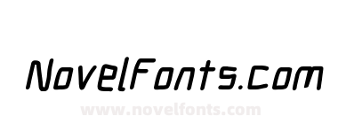 Electronic Black Italic
