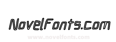 Electronic Outline Italic