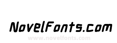 Electronic SuperThickItalic