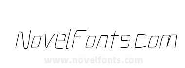 Electronic Thin Italic