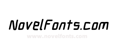 Electronic UltraBlack Italic