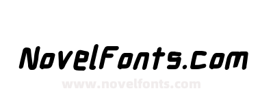 Electronic UltraThick Italic