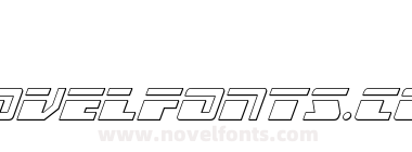 Escape Velocity Outline Italic