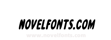Excelsior Comics Condensed Italic