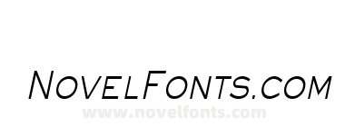 Eye glass Thin Italic