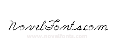 FRB American Cursive DottedUltra
