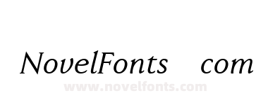 Faber Serif Reduced 56 Kursiv