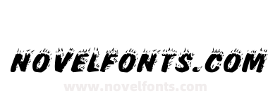 FlamingDisplayCapsHvy Italic