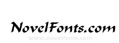 Flat Brush Wide Italic