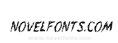 Flesh-Eating Comic Condensed Italic