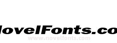 Francis Gothic Extended Italic
