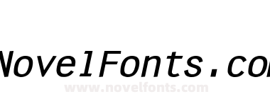 Clean Wide Bold Italic