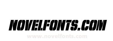 From BOND With Love Condensed Italic