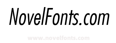 Futura LT Condensed Light Oblique