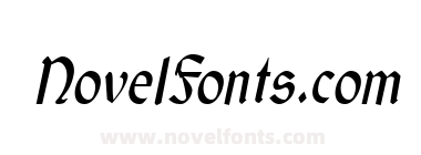 GaelicCondensed Italic