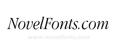 Garamond Narrow Italic