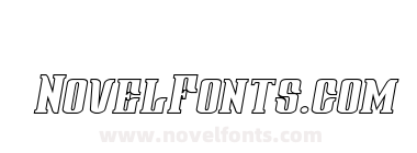 Gentleman Caller Outline Italic