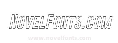 Gobold Hollow Italic