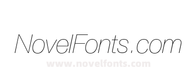 Helvetica LT 26 Ultra Light Italic