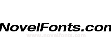 Helvetica LT 73 Bold Extended Oblique