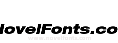 Helvetica LT 93 Black Extended Oblique