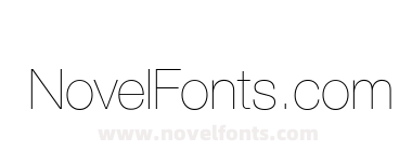 Helvetica Neue UltraLight