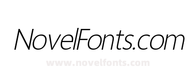 Homizio Nova Light Italic
