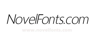 Homizio Nova Light Italic