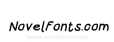 HoneyBee Black Italic