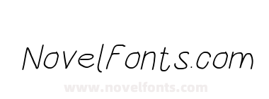HoneyBee Light Italic