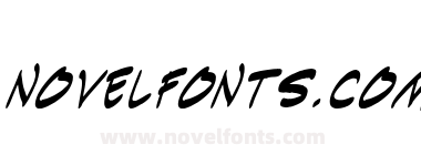 Indie Komiks Sketch Italic