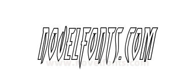 Inhumanity Outline Italic