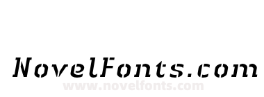 LTAuthenticStencil-Italic