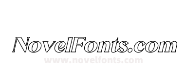 MELISA OUTLINE Italic