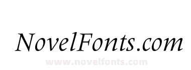 MeridienLTStd-Italic