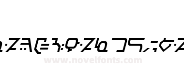 Modern Destronic Italic