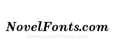 Munson Bold Italic