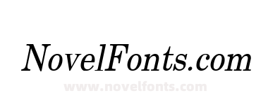 New Boston Condensed Italic