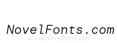 DM Mono Light Italic