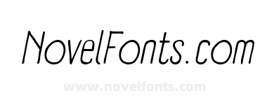 Panforte Condensed Light Italic