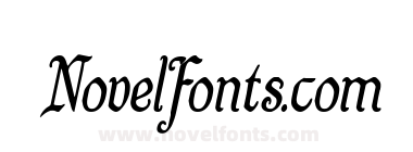 Quill Sword Condensed Italic