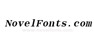 RomanFixedWidth Bold Italic